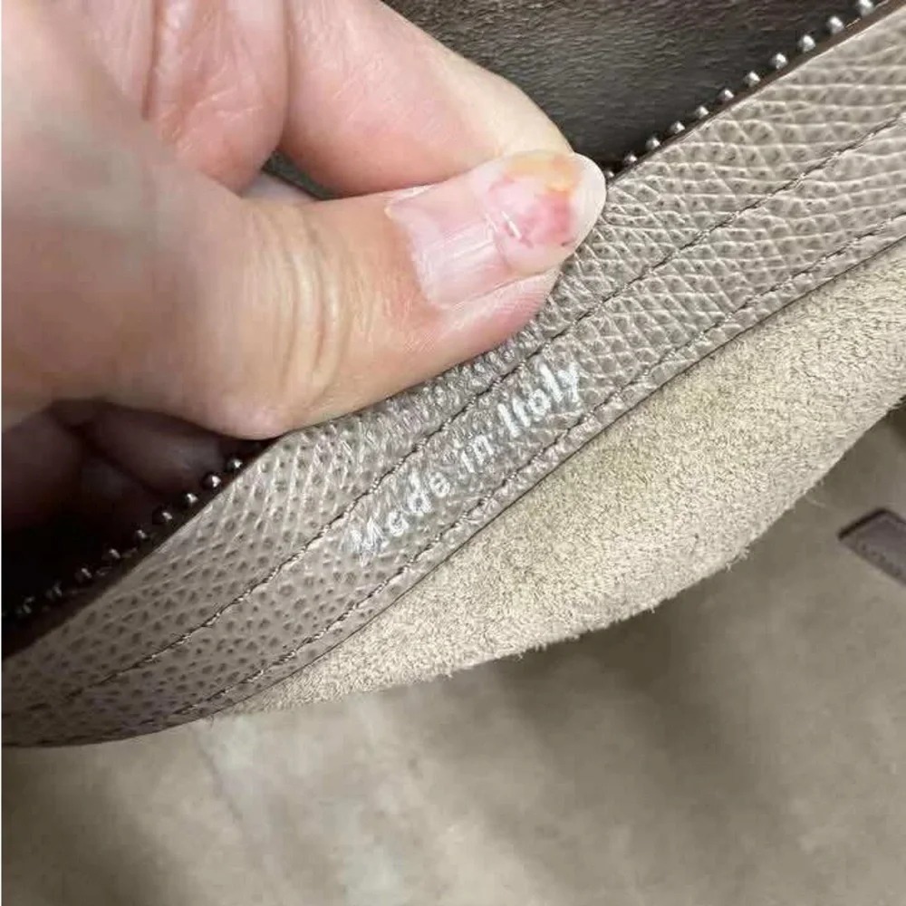 Celine Gray Leather Tote - Picture 3 of 16